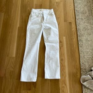 Madewell Cali boot cut jeans - white - size 25